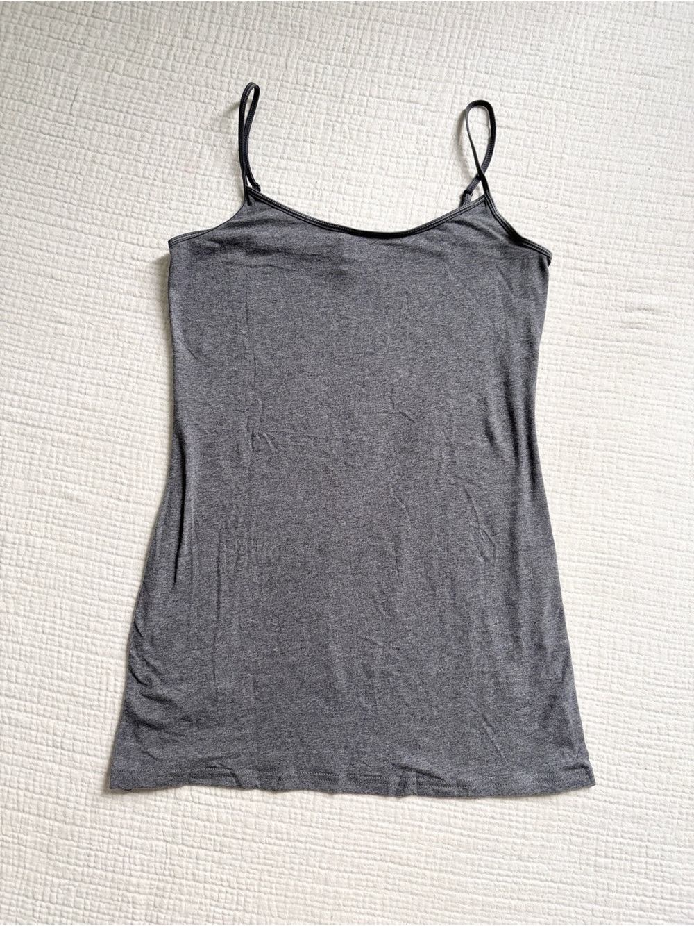 vintage h&m grey long cami